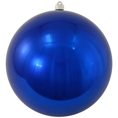 Christmas by Krebs Azure Blue Shatterproof Christmas Ball Ornament 10" (250mm)