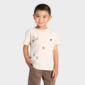 Toddler Boys' Short Sleeve Holiday T-Shirt - Cat & Jack™ - 1 of 4