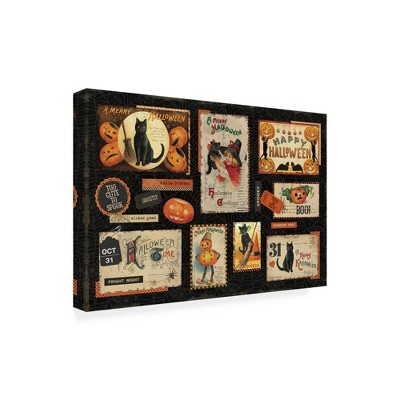 Trademark Fine Art -Katie Pertiet 'Halloween Nostalgia I' Canvas Art