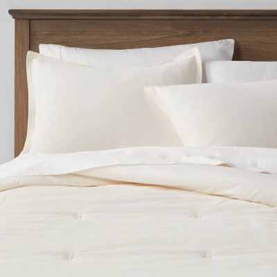 Photo 1 of **SEE NOTES**
Full/Queen Cotton Velvet Comforter &#38; Sham Set Cream - Threshold&#8482;