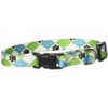Casual Canine Nylon Pooch Patterns Dog Collar, Fits Necks 6" to 10", Blue Argyle - 2 of 4