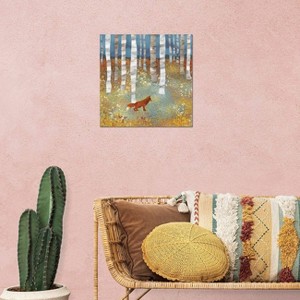 iCanvas Autumn Fox by SpaceFrog Designs Canvas Print Wall Art - 1 of 3