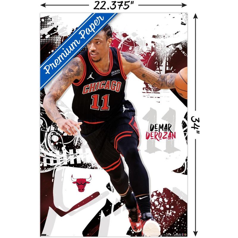 Trends International NBA Chicago Bulls - DeMar DeRozan 22 Unframed Wall Poster Prints, 3 of 7