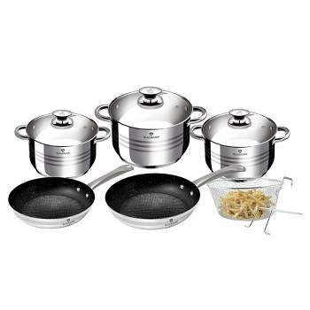 Bialetti 10-Piece Granito Cookware Set Gray – Kitchen Hobby