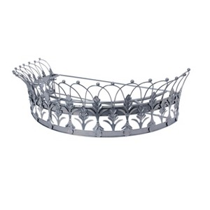 Storied Home Decorative Metal Curtain or Canopy Crown - 1 of 4