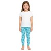 The Pink Picket Fence - Suzie Dinosaur Hoodie, Dress, and Leggings Set in Blue - 3 of 4