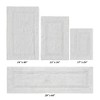 Lux Premium 100% Cotton Tufted Solid Reversible 4 Piece Bath Rug Set – Ultra-Soft, Water-Absorbent, Durable, Machine Washable Bathroom Rug - 2 of 4