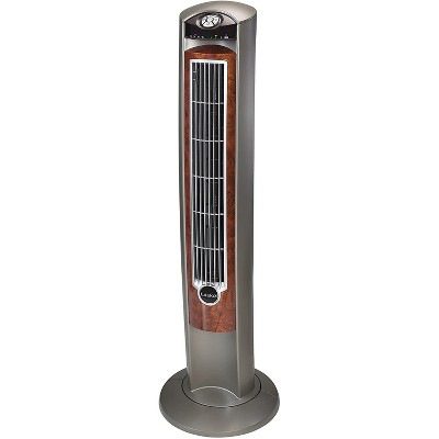Lasko 2554 42 Inch Wind Curve 3-Speed Widespread Oscillating Tower Cooling Fan with Fresh Air Ionizer, Remote Control and Timer for Home and Office