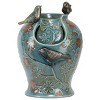 Blue Verdigris Bird Indoor Water Fountain with LED Light and Pump - Foreside Home & Garden - 4 of 4