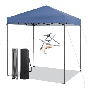 Tangkula Patio 6.6 x 6.6ft Outdoor Pop-up Canopy Tent UPF 50+ Portable Sun Shelter - 1 of 4