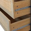 FURNIinspire Dressers Rattan Storage Cabinet Dressers With 6 Drawers, Clothes Cabinet For Bedroom, Living Room, Multicolored, 51.18"*15.75"*29.72" - 4 of 4