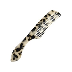 Unique Bargains Women Curly Thick Wavy Straight Hair Handheld Wide Tooth Comb 1 Pc - 1 of 4