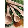 Talisman Designs Laser Etched Honey Bee Beechwood Measuring Spoons, Woodland Collection, Set of 4 - 4 of 4