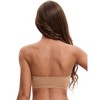 INSPIRE CHIC Women's Front Closure Strapless Wirefree Bandeau Non-Slip Tube Top Bras - 2 of 4