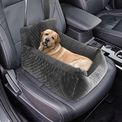 Unique Bargains Dog Car Seat Booster for Small Medium Dogs Safe and Comfortable Cat Backpack with Seat Belt for Easy Cleaning
