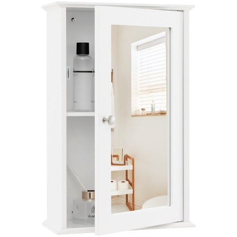 Bathroom Wall Cabinet popular with Single Mirror Door L1