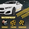 TruAIR 3 Pcs Racing Checkered Car Decals, Waterproof 20 Inch DIY Stripe Stickers - 3 of 4