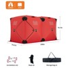 140"x70.8"x79" Insulated Pop Up Ice Fishing Tent - Portable Hub-Style Shelter for 1-8 Persons, Windproof & Warm, Available in Multiple color - 2 of 4