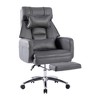 Swivel Ergonomic Office Chair with Footrest, 155° Reclining High Back Boss Chair with Lumbar Support & Technology Leather - 4 of 4