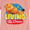 Girls' - Garfield - Living The Dream Fitted Short Sleeve Graphic T-Shirt - 2 of 4