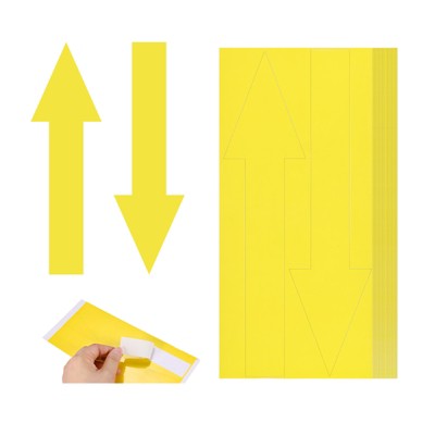 Unique Bargains PVC Self Adhesive Waterproof Office Marking Arrow Sticker 40 Pcs