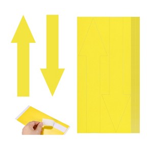 Unique Bargains PVC Self Adhesive Waterproof Office Marking Arrow Sticker 40 Pcs - 1 of 4