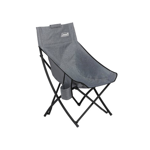 Coleman Steel Sling Oversize Folding Camping Chair w/ Cup Holder & Carry Bag