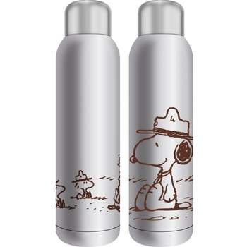 Peanuts Snoopy Line Art 22 Oz Stainless Steel Insulated Vacuum Water Bottle