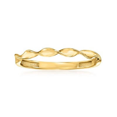 Ross-Simons 10kt Yellow Gold Twisted Ring