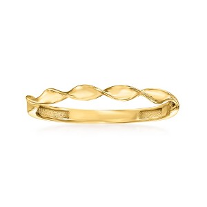 Ross-Simons 10kt Yellow Gold Twisted Ring - 1 of 4