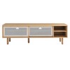 Modway Kurtis Modern MDF and Particleboard TV Stand for TVs up to 65" in Oak - 3 of 4