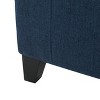 Gulches Guernsey Storage Ottoman - 51"W¡Á20.5"D¡Á17"H Navy Blue Fabric, Tufted Top for Bedroom Living Room - 3 of 4