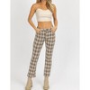 Women's CHECKED HIGH RISE FLARE PANT - Fate by LFD - image 4 of 4