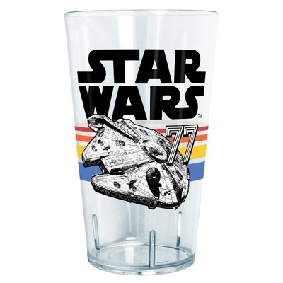 Star Wars Falcon Striped Logo Tritan Shot Glass - Clear - 2 oz.