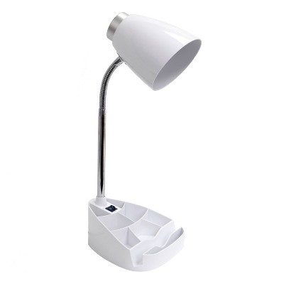 Contemporary Led Gooseneck Desk Lamp - White : Target