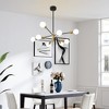 POWLIG Modern Sputnik Chandelier with Adjustable Height - Ceiling Fixture for Dining Room, Kitchen Island - 3 of 4