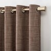 Kline Burlap Weave Thermal 100% Blackout Grommet Top Curtain Panel - Sun Zero - image 3 of 4