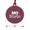 Missouri State University Primary Logo Aluminum Holiday Christmas Tree Ornament - 3 of 4