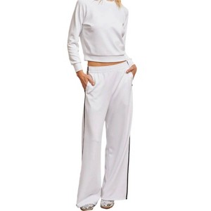 Women's Nadia Travel Wide Leg Pants - perfectwhitetee - 1 of 4