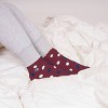 NHL Colorado Avalanche Random Dots Fuzzy Socks - 2 of 3