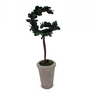 Modern Home 13" Real Preserved Boxwood Monogram Letters w/Terra Cotta Pot - 1 of 3