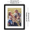 Americanflat Poster Frame with Mat - Wooden Picture Frame with Plexiglass Cover - 2 of 4