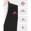 INSPIRE CHIC Men's Polka Dots Business Tuxedo Wedding Pocket Squares Handkerchief - 3 of 4