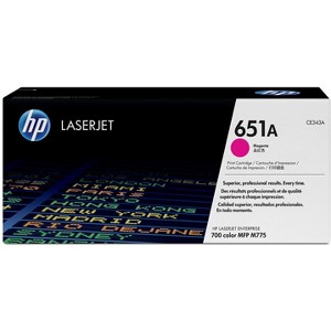 HP Inc. 651A Magenta Original LaserJet Toner Cartridge, ~16,000 pages, CE343A - 1 of 4