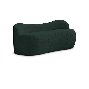 Meridian Furniture,Flair Boucle Fabric Bench - 1 of 4