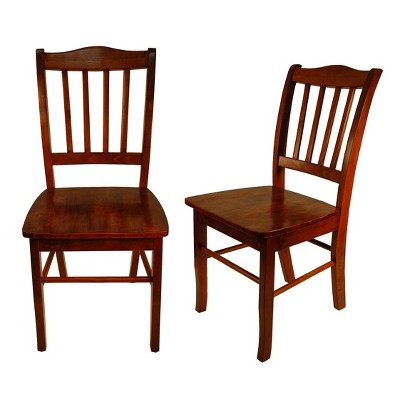 Walnut Finish Solid Hardwood Shaker Dining Set with 4 Chairs and Bench