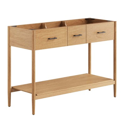 Modway Zaire 48” Double Sink Compatible Bathroom Vanity Cabinet (Sink Basin Not Included)