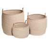 Colonial Mills Prevé Basket - Taupe & White 12"x12"x12" 100% Polypropylene Round - 2 of 4