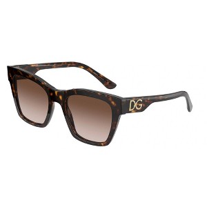 Dolce & Gabbana DG 4384 502/13 Womens Square Sunglasses Havana 53mm - 1 of 3