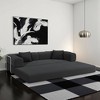 78.8'' Corduroy Modular Convertible Sectional Sofa Bed with Removable Backrest, Folding Seat Bag and Semi-Circular Armrests - 4 of 4